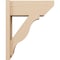 Ekena Millwork 7 1/2-in W x 18-in D x 22-in H Funston Slat Rough Cedar Woodgrain TimberThane Outlooker, Primed Tan OUTUR075X18X22FST24RCPR - alternate 4